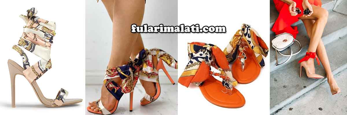 saten ayakkabı fular imalatı 4